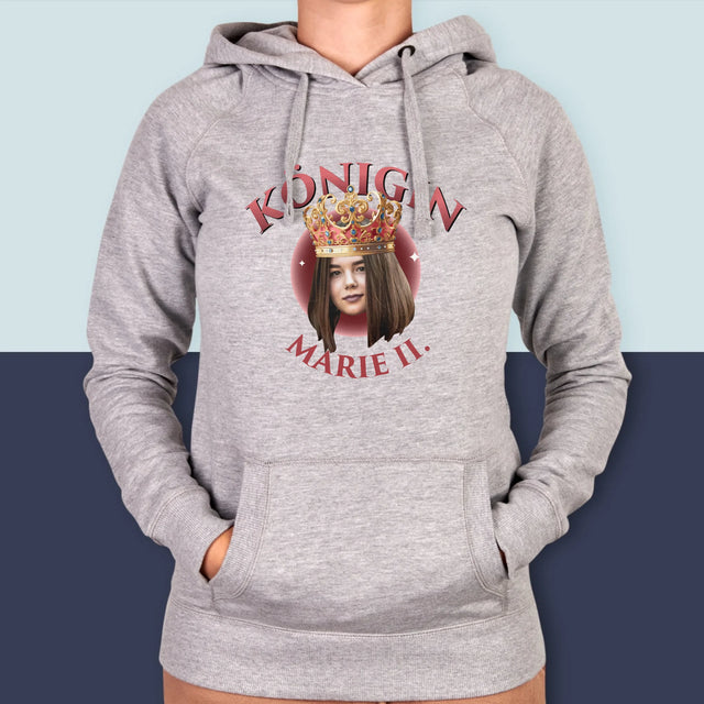Foto Und Unterschrift: Königin Foto - Kapuzenpullover Für Damen