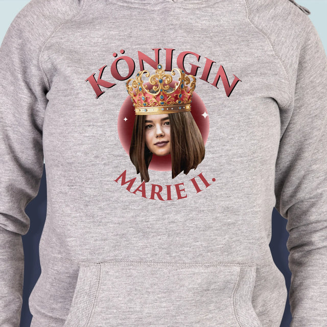 Foto Und Unterschrift: Königin Foto - Kapuzenpullover Für Damen