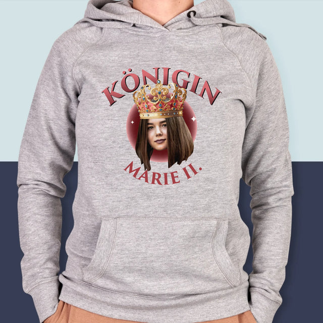 Foto Und Unterschrift: Königin Foto - Kapuzenpullover Für Damen