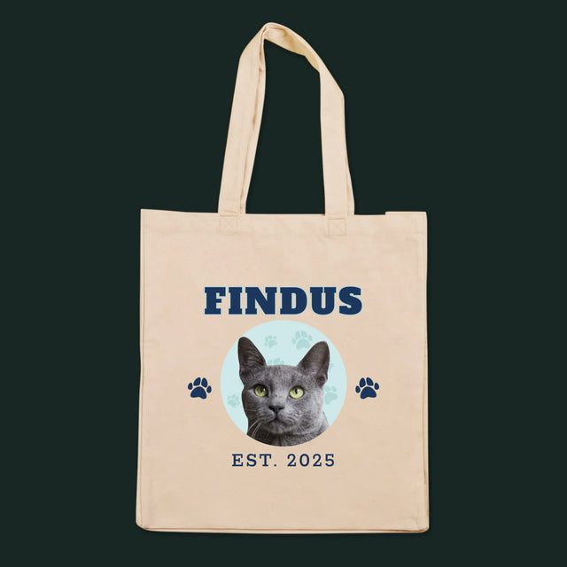 Dein Charakter: Deine Katze Varsity – bedruckte Canvas-Tasche | DE