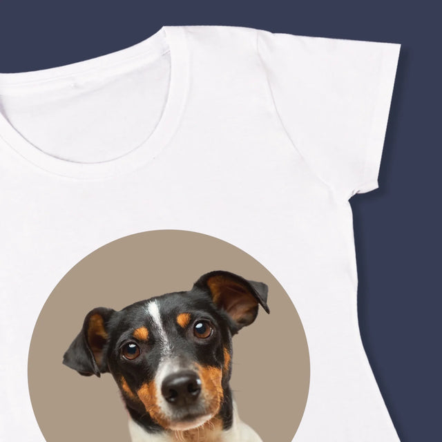 Foto: Dein Hund - T-Shirt Für Damen