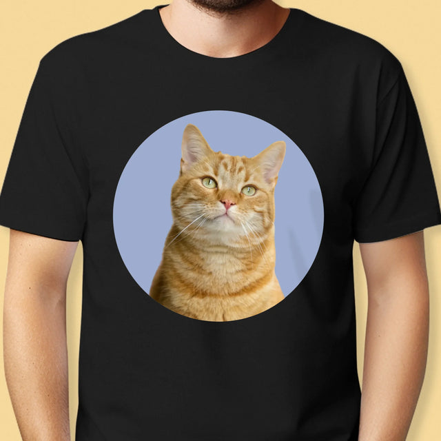 Foto: Deine Katze - T-Shirt Für Herren