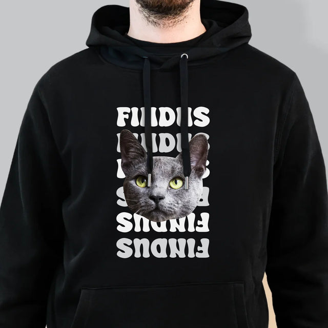 Ihr Avatar: Haustierfoto Mit Namen - Kapuzenpullover Für Herren