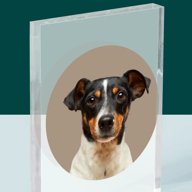 Foto: Dein Hund - Acrylblock