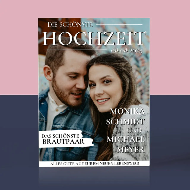 Magazin-Cover: Die Schönste Hochzeit - Acrylblock