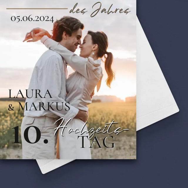 Magazin-Cover: Das Paar Des Jahres - Glückwunschkarte