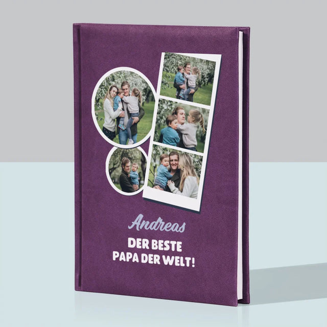 Fotocollage: Bester Papa Der Welt Fotos - Notizbuch