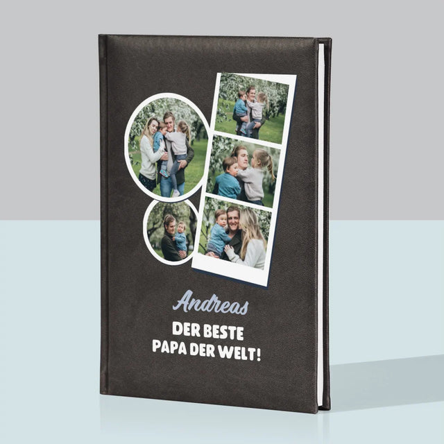 Fotocollage: Bester Papa Der Welt Fotos - Notizbuch