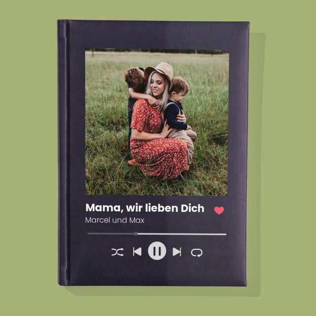 Foto Und Unterschrift: Mama, Wir Lieben Dich - Notizbuch