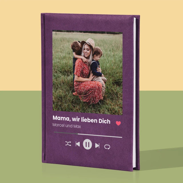 Foto Und Unterschrift: Mama, Wir Lieben Dich - Notizbuch