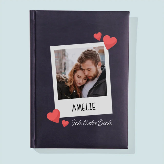 Foto Und Unterschrift: Ich Liebe Dich - Notizbuch