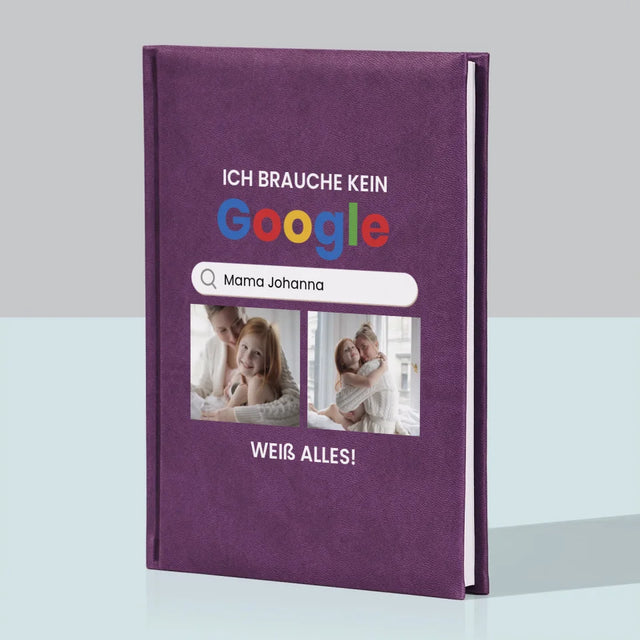 Fotocollage: Ich Brauche Kein Google - Notizbuch