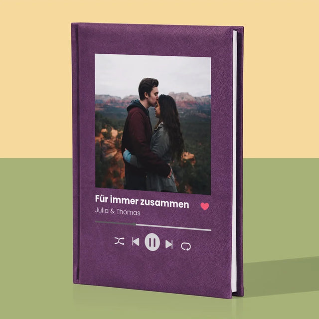 Foto Und Unterschrift: Ihr Foto Spotify - Notizbuch