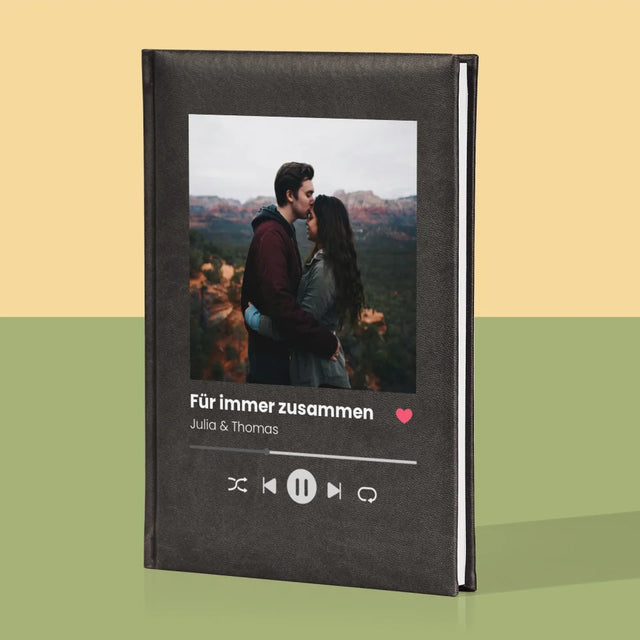 Foto Und Unterschrift: Ihr Foto Spotify - Notizbuch