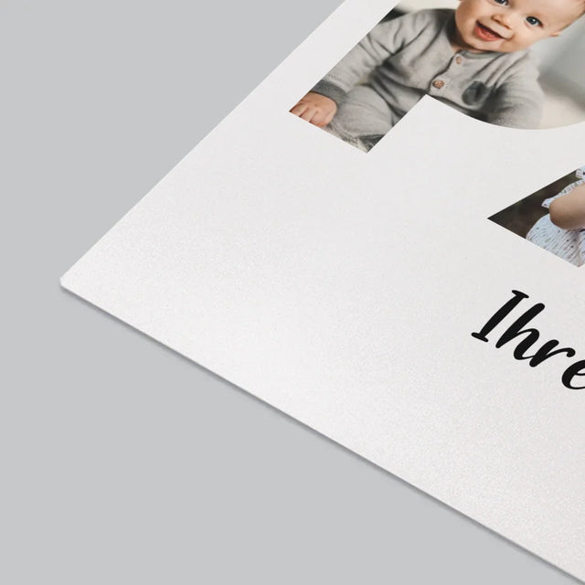 Buchstaben-Collage: Papa - Schreibtischunterlage