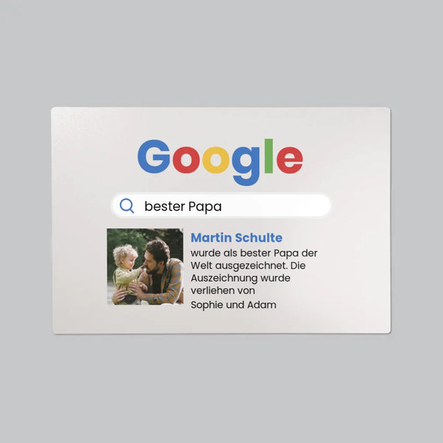 Foto Und Unterschrift: Bester Papa Google-Suche - Schreibtischunterlage