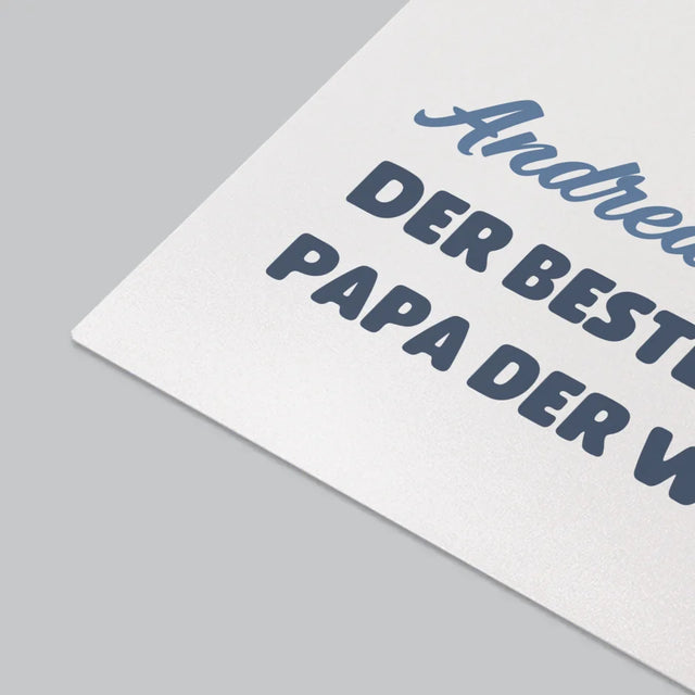 Fotocollage: Bester Papa Der Welt - Schreibtischunterlage