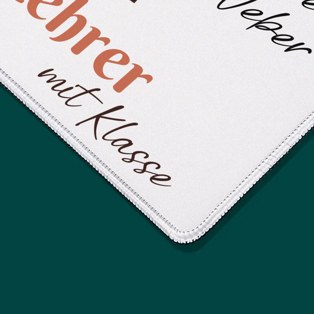 Foto Und Unterschrift: Lehrer Mit Klasse - Mauspad