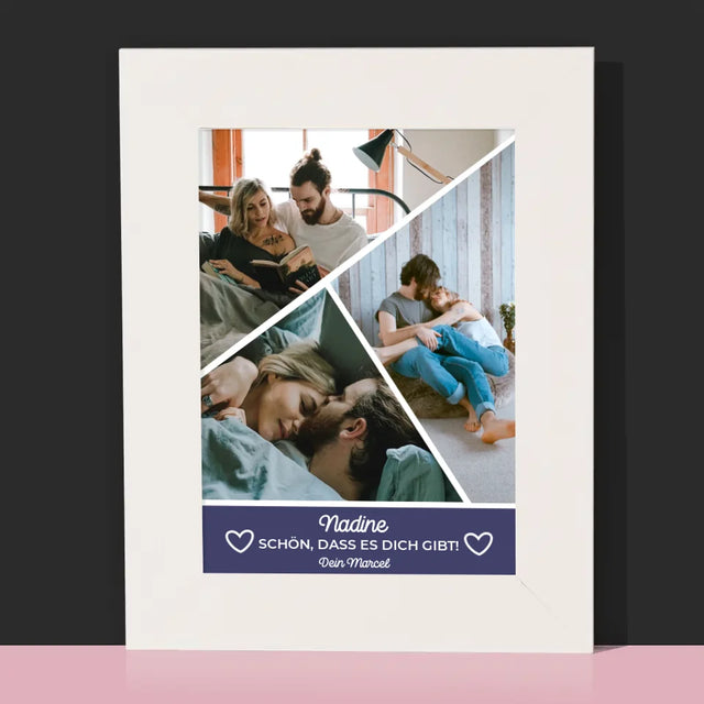 Fotocollage: Schön, Dass Es Dich Gibt - Bilderrahmen