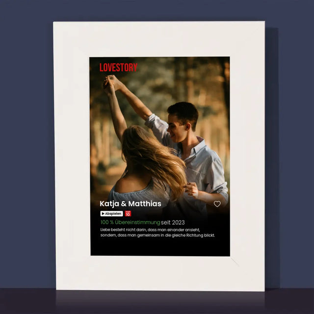 Foto Und Unterschrift: Netflix Poster - Bilderrahmen