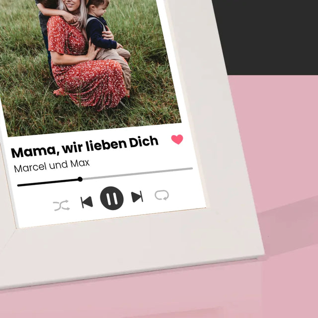 Foto Und Unterschrift: Mama, Wir Lieben Dich - Bilderrahmen