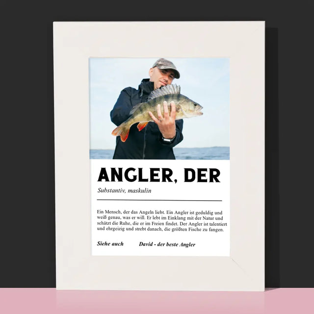 Foto Und Unterschrift: Angler Definition - Bilderrahmen