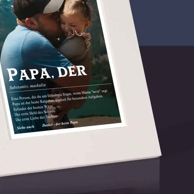 Foto Und Unterschrift: Definition Papa - Bilderrahmen