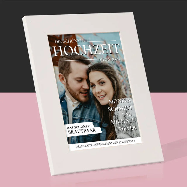 Magazin-Cover: Die Schönste Hochzeit - Bilderrahmen
