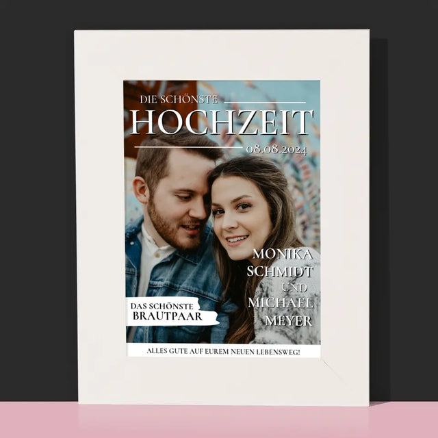 Magazin-Cover: Die Schönste Hochzeit - Bilderrahmen