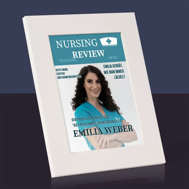 Magazin-Cover: Nursing Review - Bilderrahmen