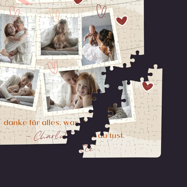 Fotocollage:  Mama, Danke Für Alles - Puzzle