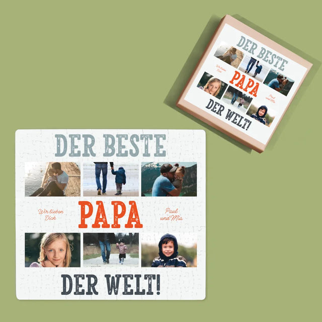 Fotocollage: Bester Papa Der Welt Fotos - Puzzle