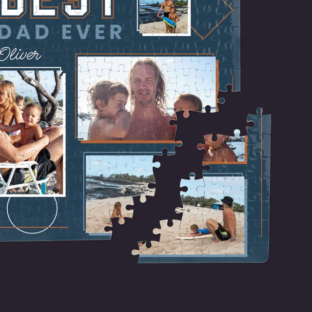 Fotocollage: Best Dad Ever - Puzzle