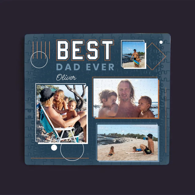 Fotocollage: Best Dad Ever - Puzzle