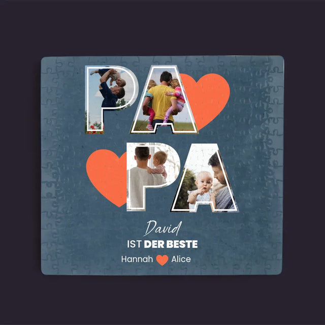 Fotocollage: Papa Ist Der Beste - Puzzle