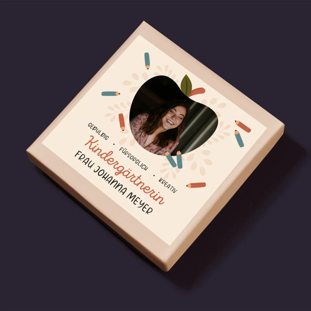 Foto Und Unterschrift: Kindergärtnerin - Puzzle