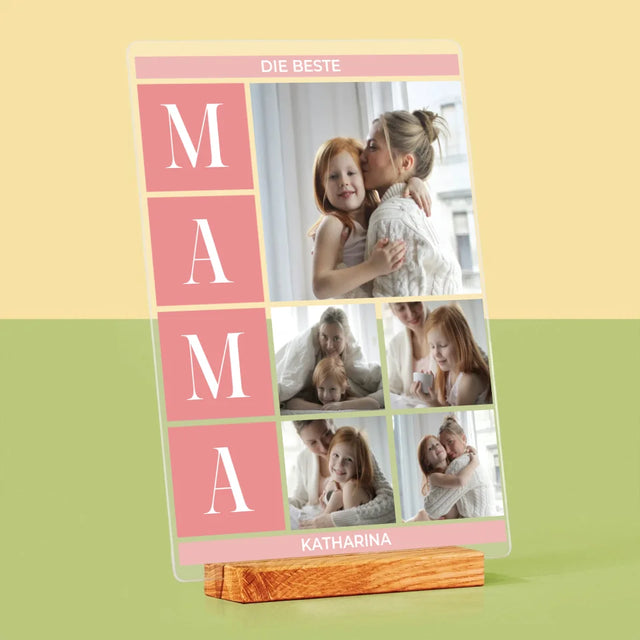 Fotocollage: Beste Mama Collage - Druck Auf Acrylglas