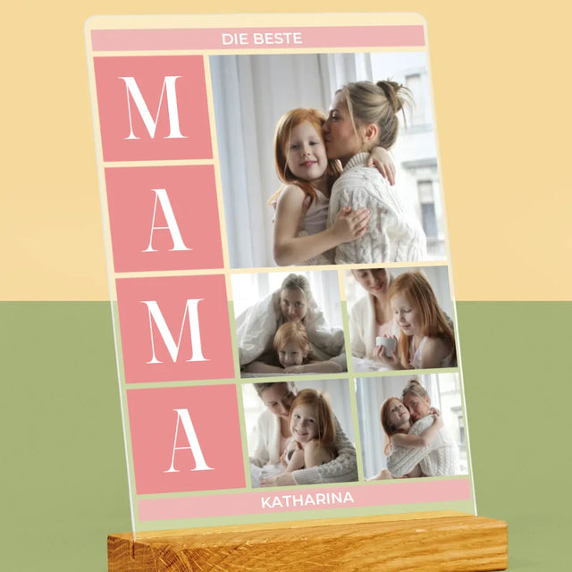 Fotocollage: Beste Mama Collage - Druck Auf Acrylglas