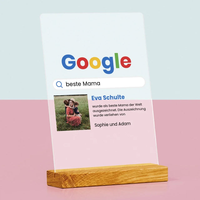 Foto Und Unterschrift: Beste Mama Google-Suche - Druck Auf Acrylglas