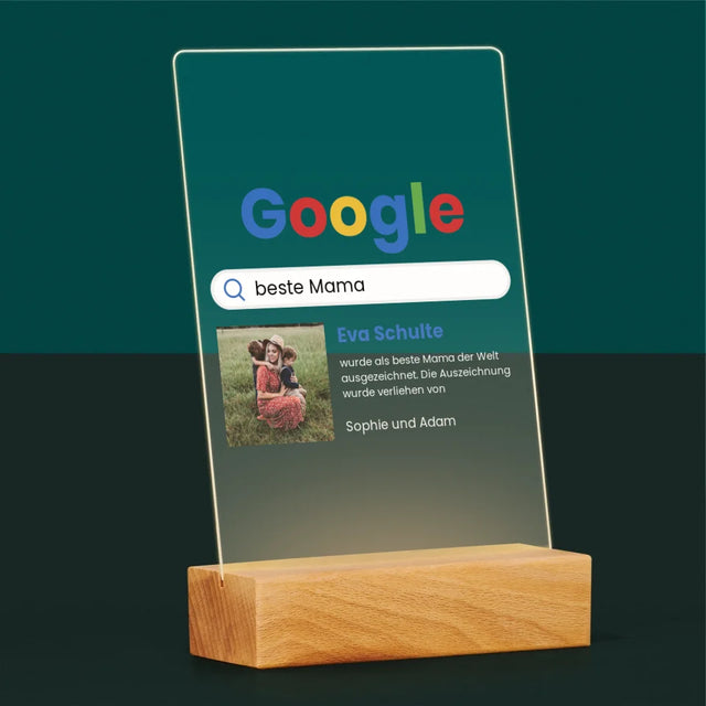 Foto Und Unterschrift: Beste Mama Google-Suche - Druck Auf Acrylglas