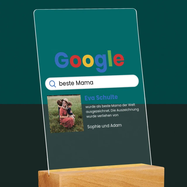 Foto Und Unterschrift: Beste Mama Google-Suche - Druck Auf Acrylglas