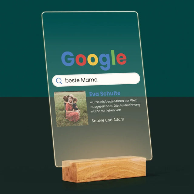 Foto Und Unterschrift: Beste Mama Google-Suche - Druck Auf Acrylglas