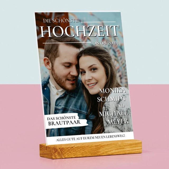 Magazin-Cover: Die Schönste Hochzeit - Druck Auf Acrylglas