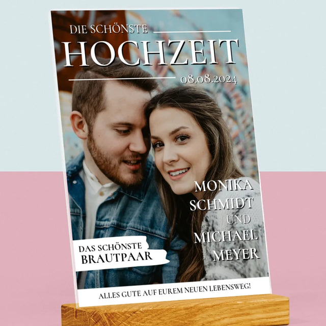 Magazin-Cover: Die Schönste Hochzeit - Druck Auf Acrylglas