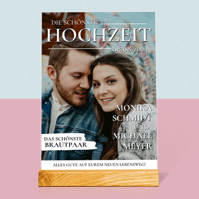 Magazin-Cover: Die Schönste Hochzeit - Druck Auf Acrylglas