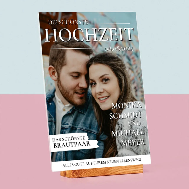 Magazin-Cover: Die Schönste Hochzeit - Druck Auf Acrylglas