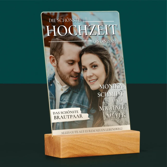 Magazin-Cover: Die Schönste Hochzeit - Druck Auf Acrylglas