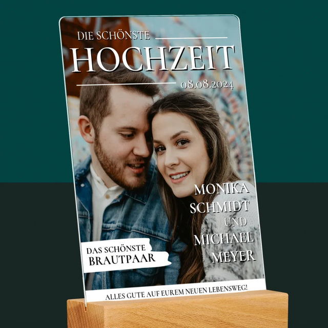 Magazin-Cover: Die Schönste Hochzeit - Druck Auf Acrylglas