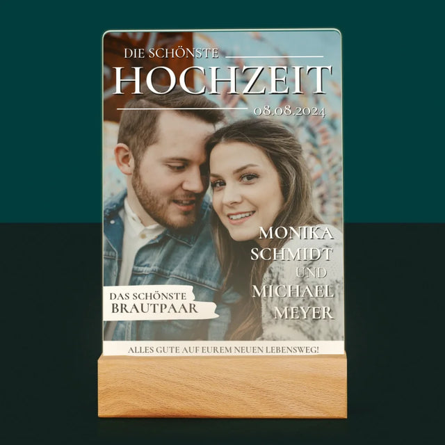 Magazin-Cover: Die Schönste Hochzeit - Druck Auf Acrylglas