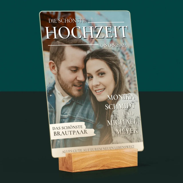 Magazin-Cover: Die Schönste Hochzeit - Druck Auf Acrylglas